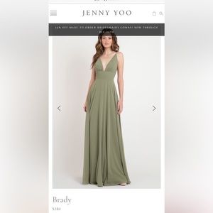 Jenny Yoo Brady Dress Sage